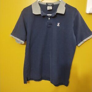 Psycho Bunny Short Sleeve Pique Cotton Polo Size 6 (US S) Preppy